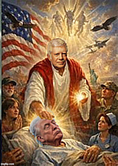 Doctor Carter Faith Healer | image tagged in doctor carter faith healer,dnr,don't do it,to hell with trump,maga morbid | made w/ Imgflip meme maker