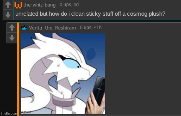 cosmog noo | image tagged in cosmog,oh god why | made w/ Imgflip meme maker