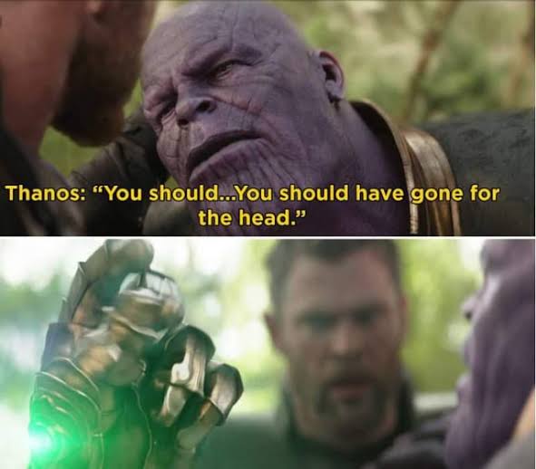 Gone for The Head Blank Meme Template