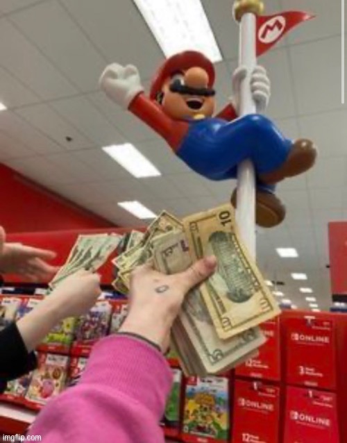 Brattman said this is more cursed so I posted this here for the sake of my sanity | image tagged in img_2580 jpeg,mario,pole | made w/ Imgflip meme maker
