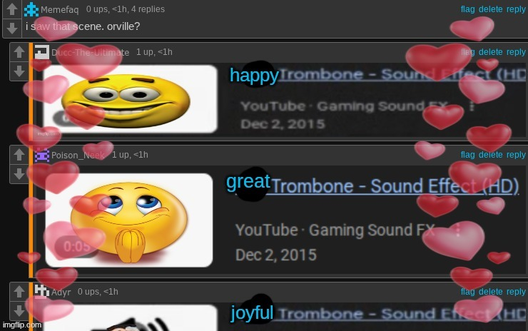 happy Trombone - Sound Effect (HD) Blank Meme Template