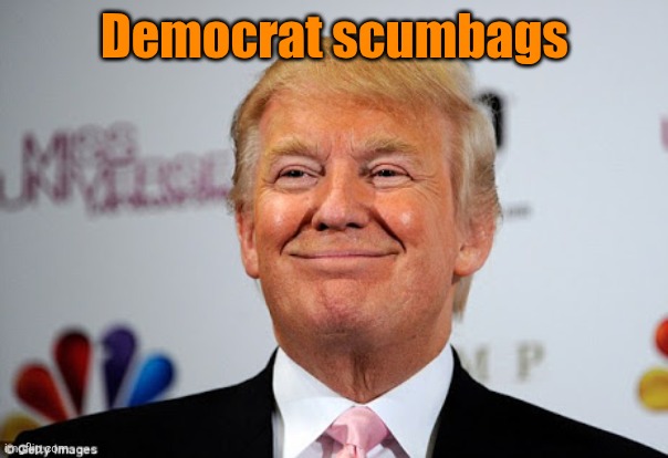 And it the truth | Democrat scumbags | image tagged in donald trump approves | made w/ Imgflip meme maker
