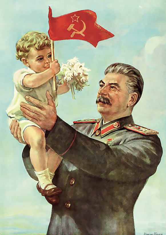 Stalin with child Blank Meme Template