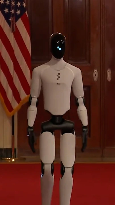 Melania robot Blank Meme Template