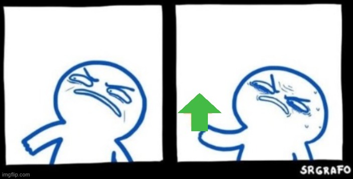 Disgusted Upvote (Bottom panels only) | image tagged in disgusted upvote bottom panels only | made w/ Imgflip meme maker