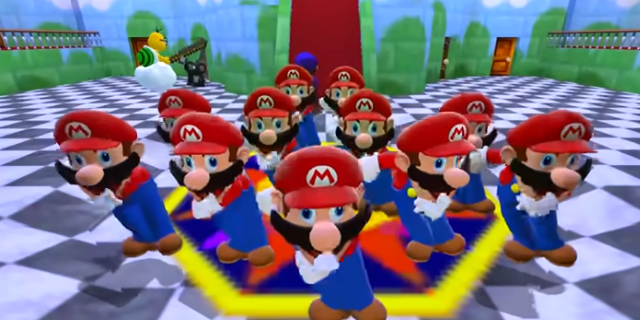 High Quality Mario Dancing (from SMG4) Blank Meme Template