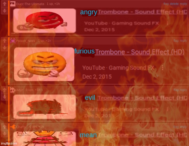 angry trombone Blank Meme Template