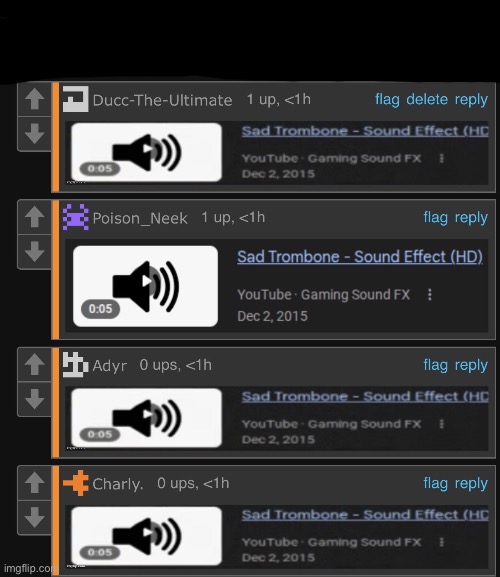 Sad Trombone - Sound Effect (HD) (unedited sad trombone) | image tagged in sad trombone - sound effect hd unedited sad trombone | made w/ Imgflip meme maker