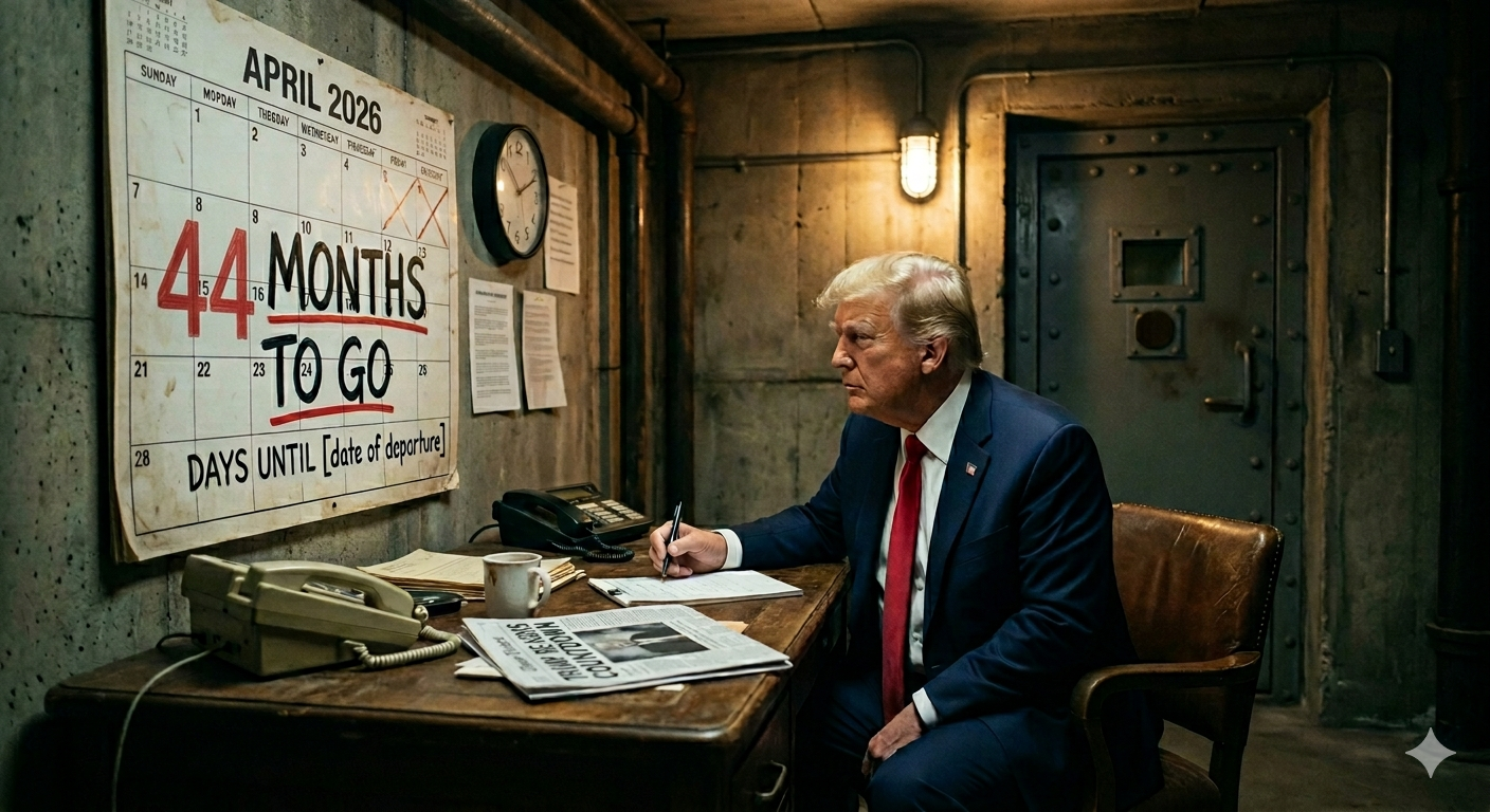 Trumps bunker Blank Meme Template