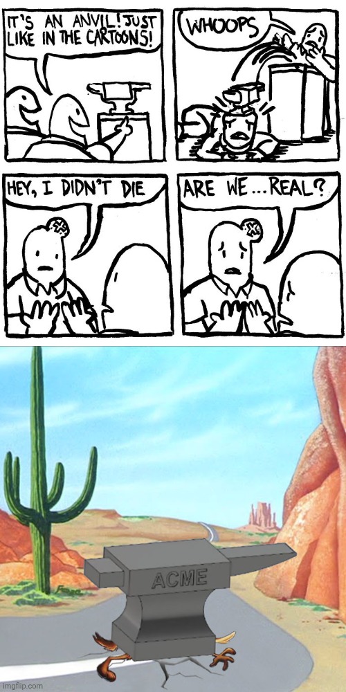 Anvil | image tagged in anvil,comics,memes,anvils,not dead,comics/cartoons | made w/ Imgflip meme maker