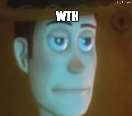 disappointed woody | Wth | image tagged in disappointed woody | made w/ Imgflip meme maker