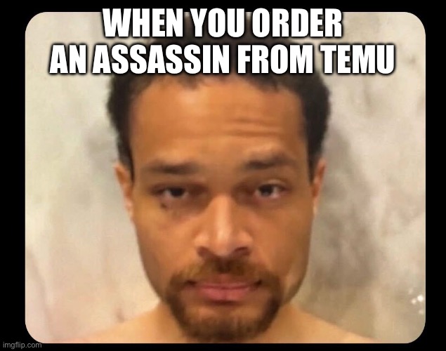 IMG_8977.jpeg | When you order an assassin from temu | image tagged in img_8977 jpeg | made w/ Imgflip meme maker