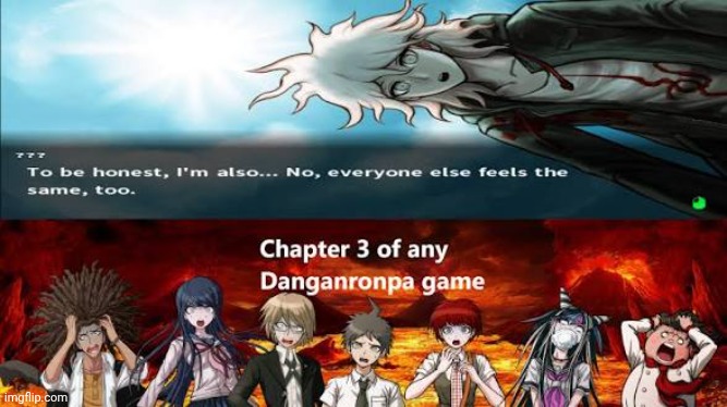 image tagged in danganronpa | made w/ Imgflip meme maker