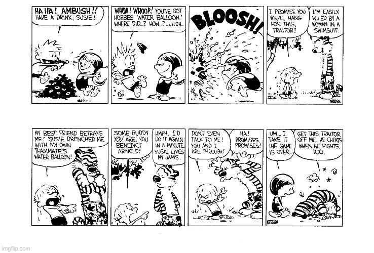 image tagged in calvin and hobbes,comics | made w/ Imgflip meme maker
