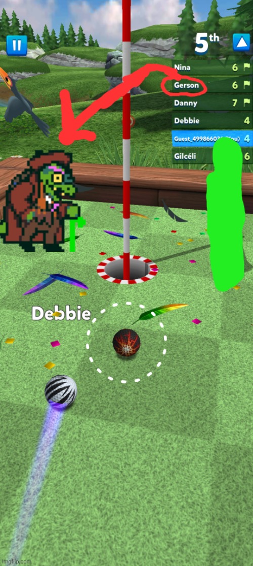 Old man plays Golf Battle confirmed | made w/ Imgflip meme maker