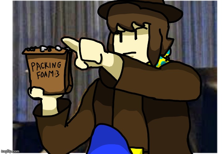 New template | image tagged in clover pointing | made w/ Imgflip meme maker