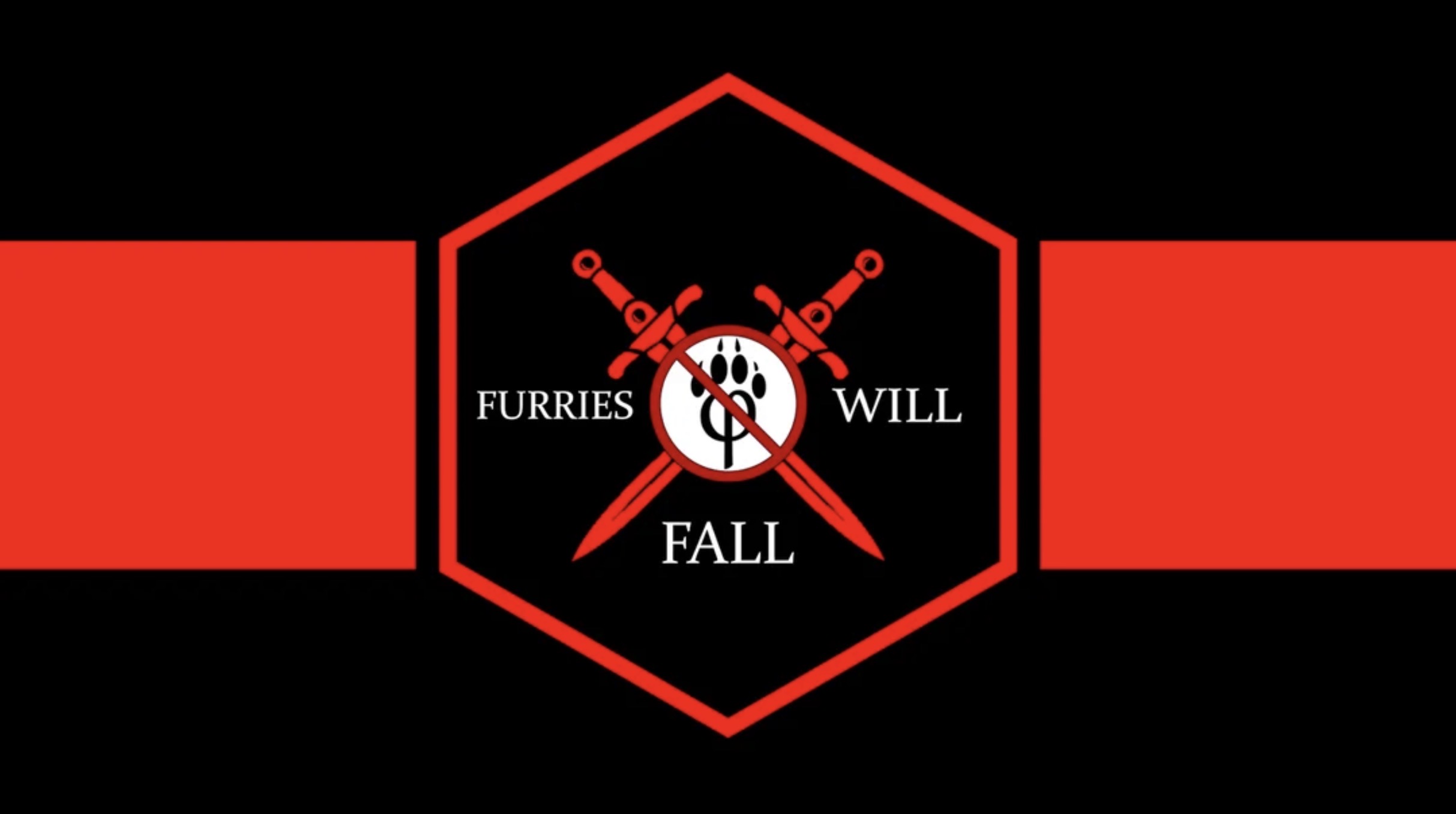 anti furry flag Blank Meme Template
