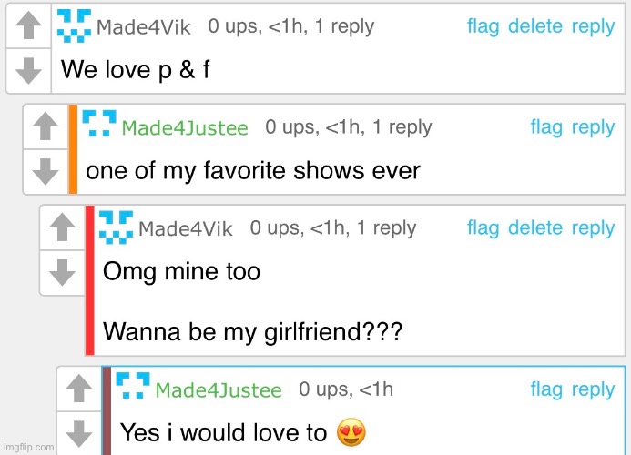 Holy shit guys I got a gf!!1!11! | image tagged in lol | made w/ Imgflip meme maker
