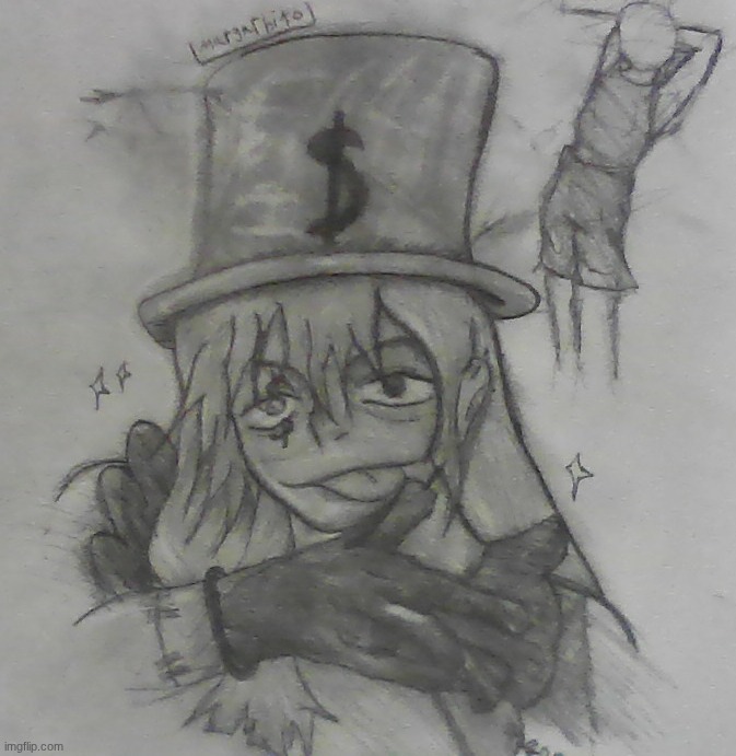 mahito but I gave him a hat and glove (this took about 25 minutes) | made w/ Imgflip meme maker