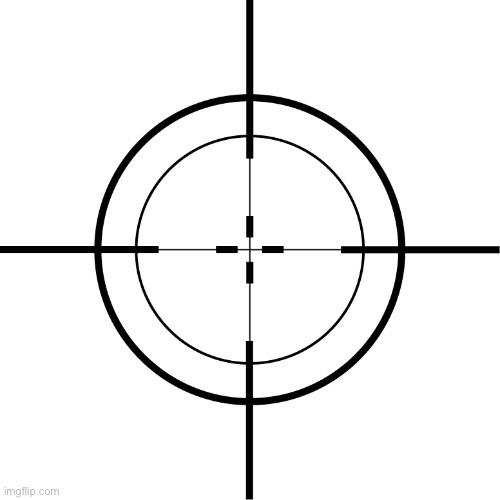 Crosshairs  | image tagged in crosshairs | made w/ Imgflip meme maker