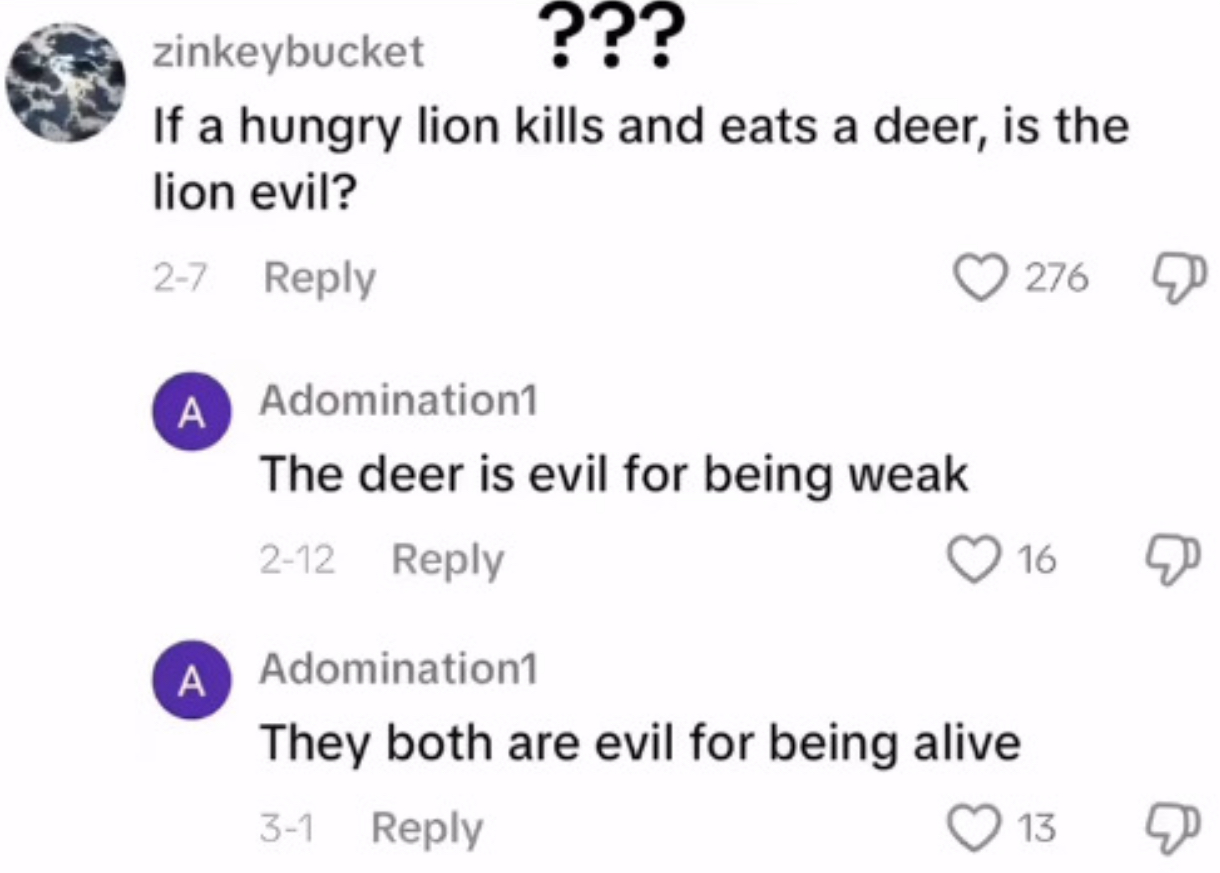They are both evil for being alive Blank Meme Template