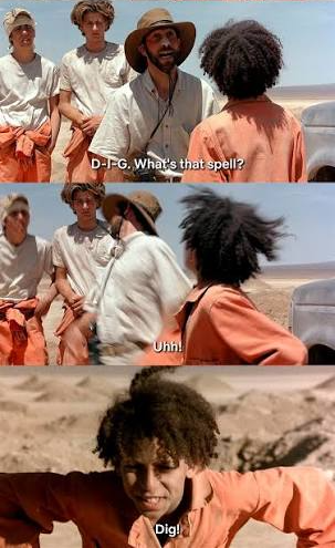 DIG What's that spell? Blank Meme Template