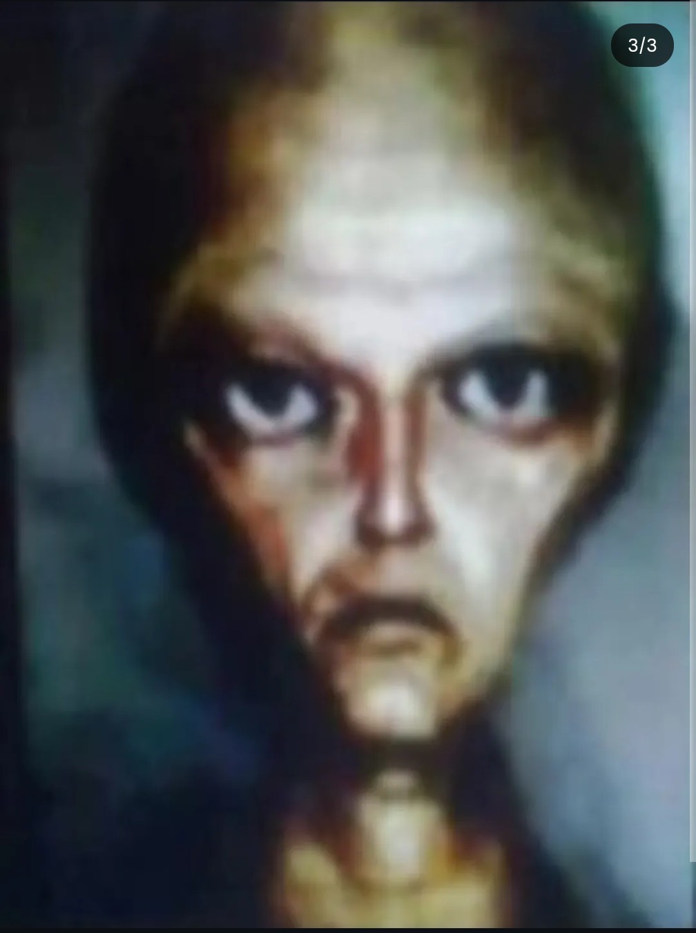 Deadpan alien Blank Meme Template