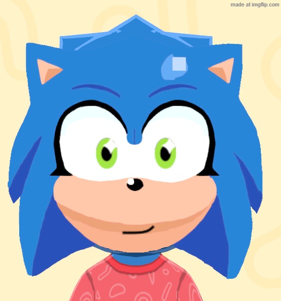 edited my sonic to look way better | made w/ Imgflip meme maker