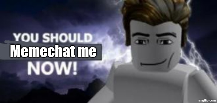 Memechat me | Memechat me | image tagged in you should reset character now | made w/ Imgflip meme maker
