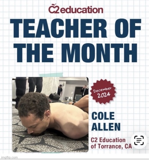 Cole Allen Teacher Blank Meme Template
