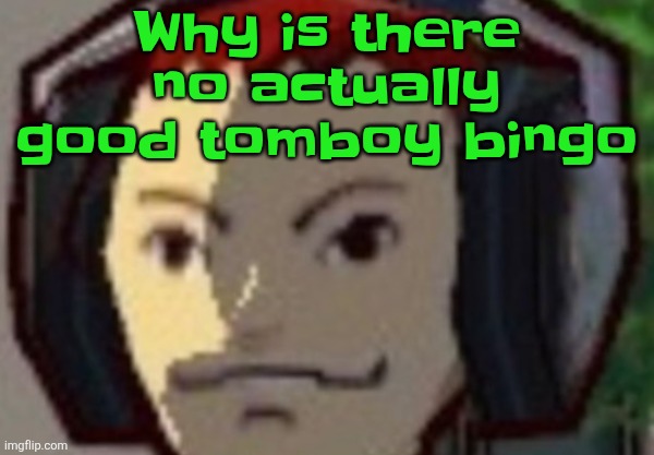 Æ | Why is there no actually good tomboy bingo | made w/ Imgflip meme maker