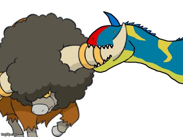 Bouffalant vs Majungasaurus.mp3 | made w/ Imgflip meme maker