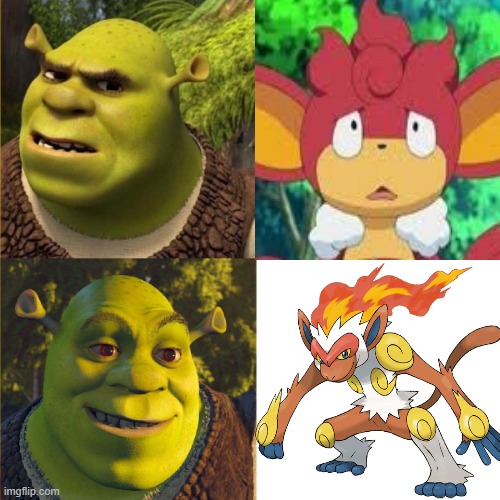 shrek and video game monkeys | image tagged in shrek no - yes drake format,video games,gaming,monkeys,pokemon diamond and pearl,nintendo ds | made w/ Imgflip meme maker