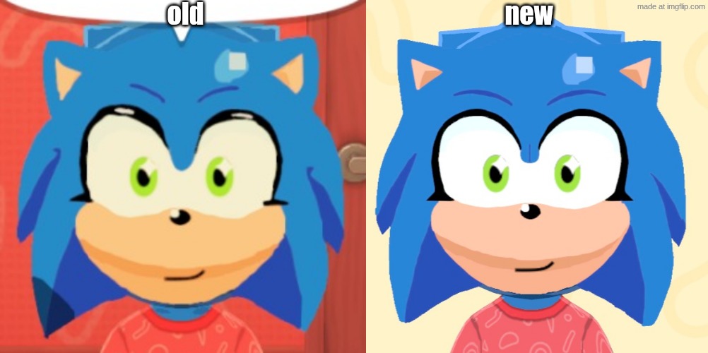 he looks much better in my opinion | new; old | made w/ Imgflip meme maker