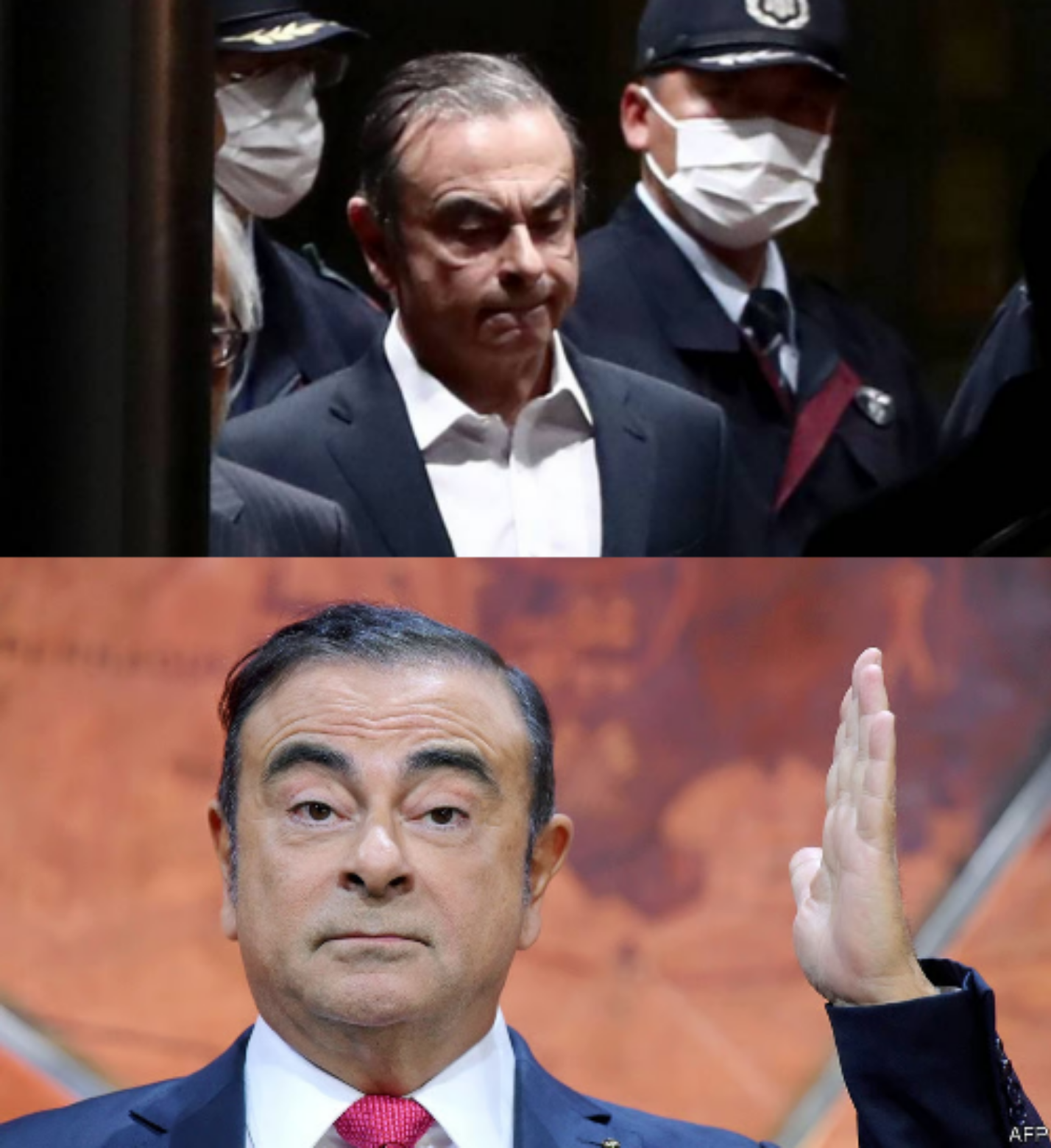 Carlos Ghosn problem→solution Blank Meme Template