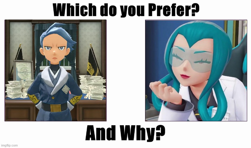 which do you prefer ? | image tagged in which do you prefer,pokemon,nintendo,gaming,pokemon legends,nintendo switch | made w/ Imgflip meme maker
