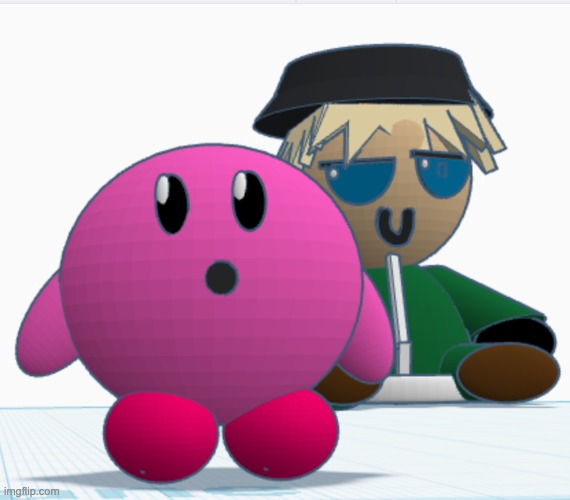 Kirby, RUN | made w/ Imgflip meme maker