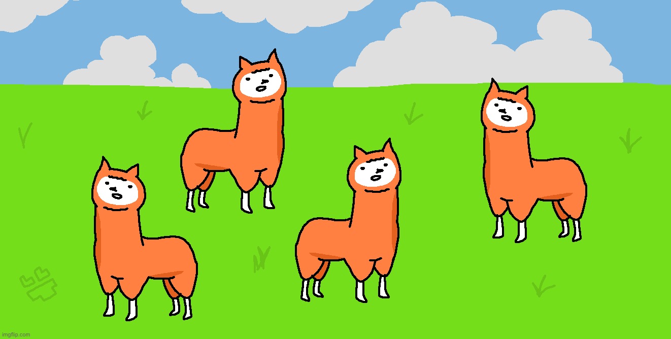 Look at these cute little alpacas | made w/ Imgflip meme maker