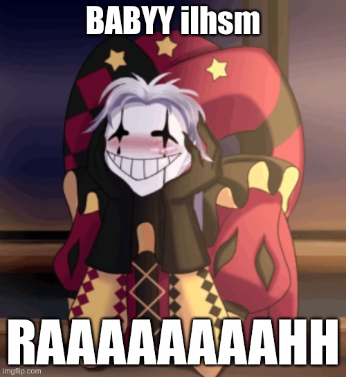He gives me cute aggression soo badd | BABYY ilhsm; RAAAAAAAAHH | image tagged in cute,video games,visual novel | made w/ Imgflip meme maker
