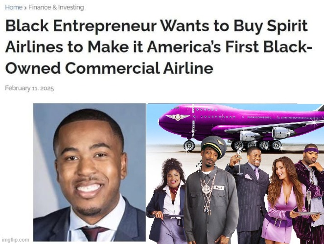 image tagged in soul plane,spirit airline,black,movies | made w/ Imgflip meme maker