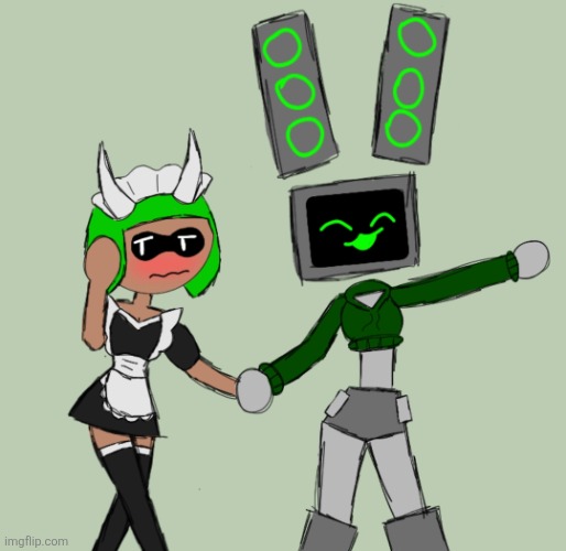 Data and inkmaidas | image tagged in data and inkmaidas | made w/ Imgflip meme maker