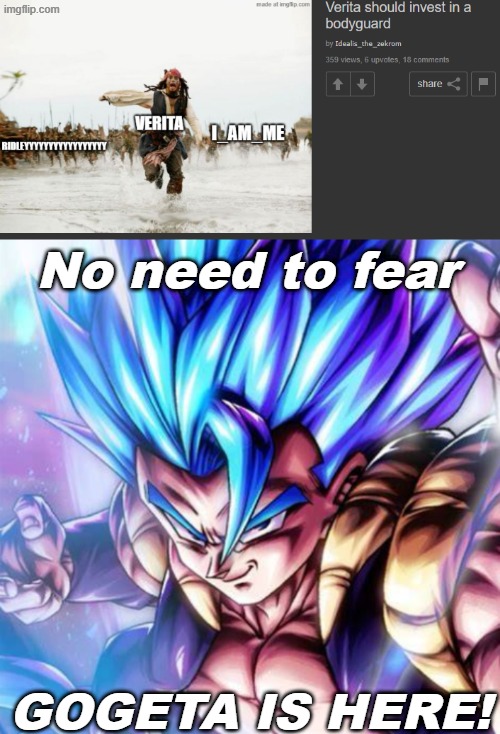 A warrior of justice has arrived in the stream! | No need to fear; Gogeta is here! | image tagged in screenshot 2026-04-28 092814 png,gogeta,memes,funny,reshiram | made w/ Imgflip meme maker