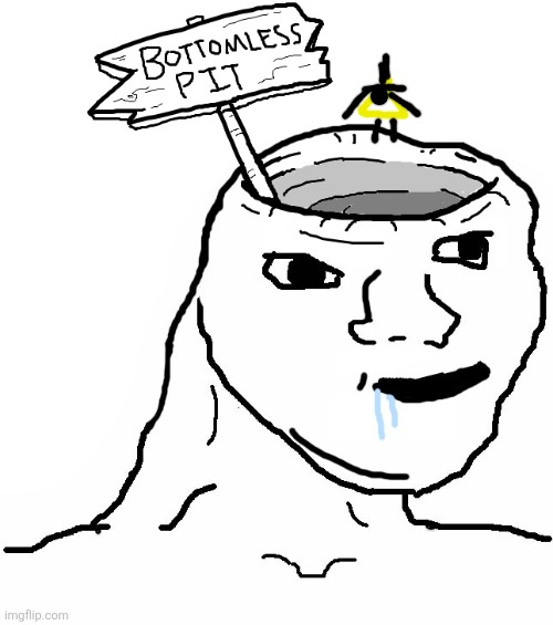 Brainlet Wojak Dumb | image tagged in brainlet wojak dumb | made w/ Imgflip meme maker