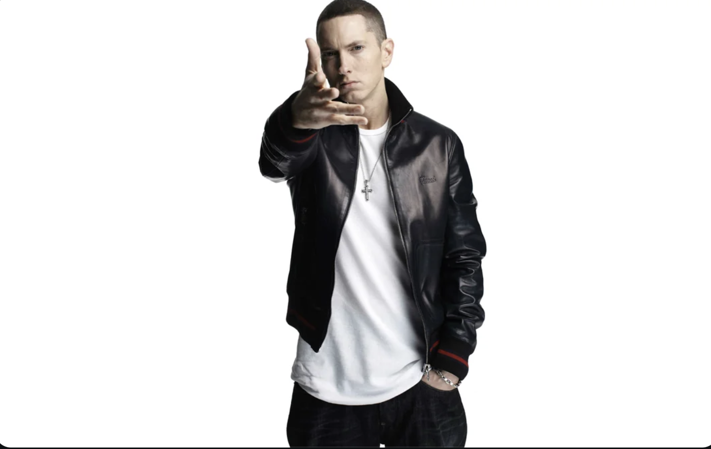 Eminem throwing Blank Meme Template