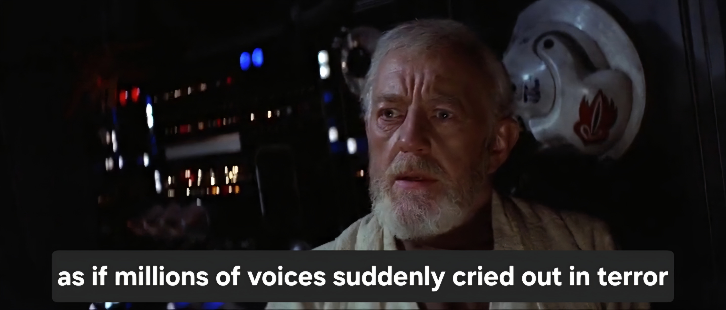 Obi Wan Millions of Voices Blank Meme Template