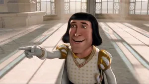 Farquaad pointing & laughing Blank Meme Template