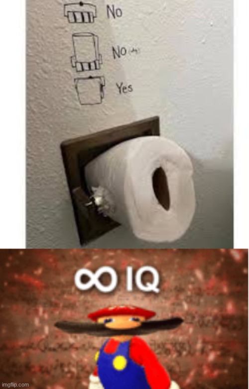 yeah.. | image tagged in infinite iq,toilet paper,smart | made w/ Imgflip meme maker