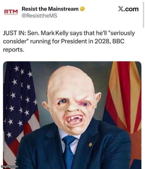 Mark Kelly for prez | image tagged in mark,r kelly,sloth goonies | made w/ Imgflip meme maker
