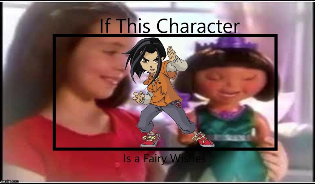 If Jade Chan is a Fairy Wishes | image tagged in if this character is a fairy wishes,fairy wishes,jackie chan adventures,jade chan,jade,chan | made w/ Imgflip meme maker