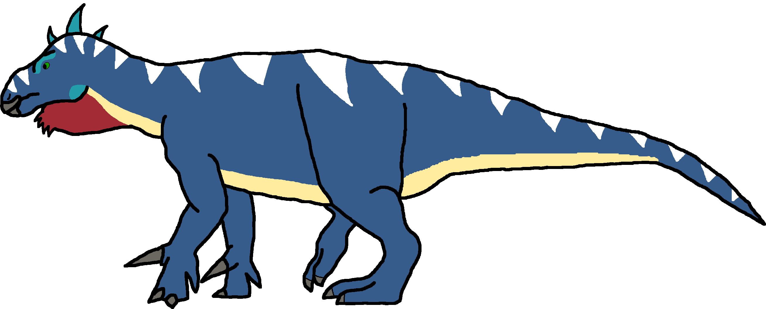 Alpha Male Iguanodon (Paleoverse + EOIverse) Blank Meme Template
